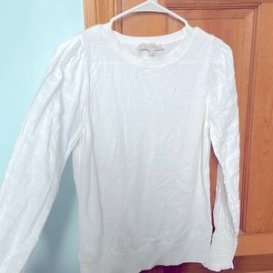 white sweater blouse